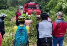 Travesía de ciclistas en medio del alerta por mal tiempo terminó en rescate de bomberos en Orán