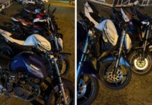 Secuestran 19 motos con las cuales hacían picadas y piruetas en la avenida Banchik
