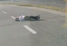 “No, por favor”: el video del momento en que un colectivero atropella y mata a una mujer