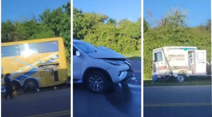 murio cambiando la rueda de un omnibus