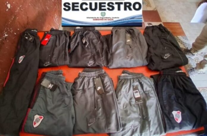 ropa secuestrada