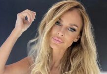 Sabrina Rojas lució una microbikini ultracavada