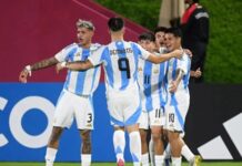 La Selección argentina le ganó 1-0 a Túnez y se clasificó a los 16avos de final del Mundial Sub 17