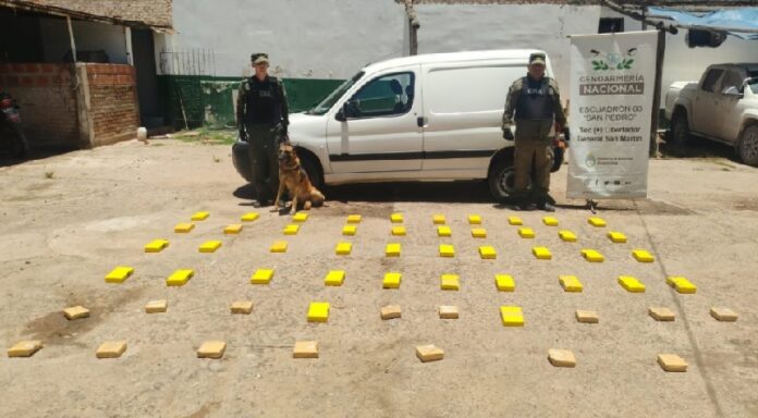52 kilos de cocaina en san pedro