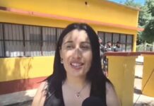 Reapareció la pendenciera intendenta de Mosconi, Ana Guerrero en un acto de la nueva base motorizada