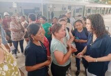 Fiore no les ofreció nada concreto a las 176 ordenanzas en Orán que cobran 100 mil pesos