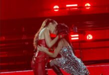 Lali Espósito brilló en Uruguay con un show impactante: la sorpresa de Natalia Oreiro y el beso que encendió al público