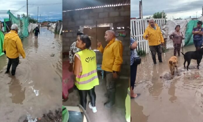 afectados por la lluvia