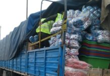 En Córdoba pararon un camión con mercadería de contrabando por $100 millones