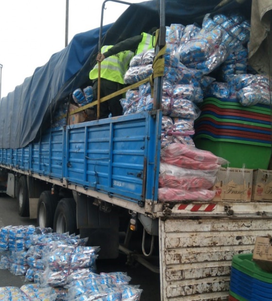 camion con contrabando