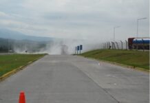 Camión cisterna derramo ácido clorhídrico y puso en alerta a Rosario de la Frontera
