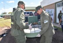 Detenido en Chaco con más de 90 kilos de cocaína en el interior de mesas y bancos de cemento