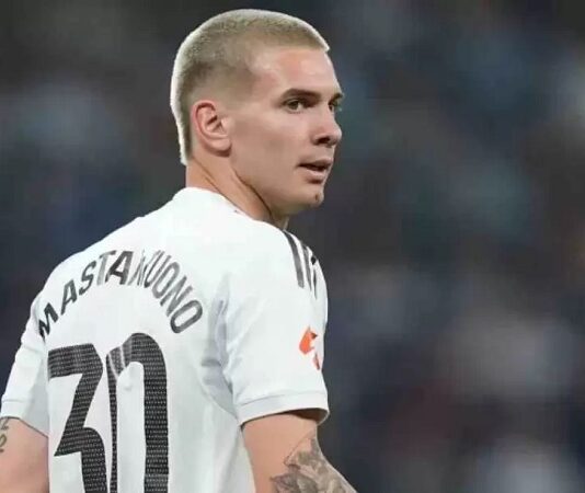 Franco Mastantuono quedó entre los 10 mejores futbolistas sub 20 del mundo, según el ranking IFFHS