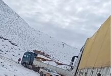 Por nieve se cortó la ruta 51en la zona de Alto Chorrillos camino a San Antonio de los Cobres