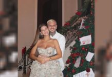 Cuánto sale el vestido que la “China” Suárez usó en Navidad