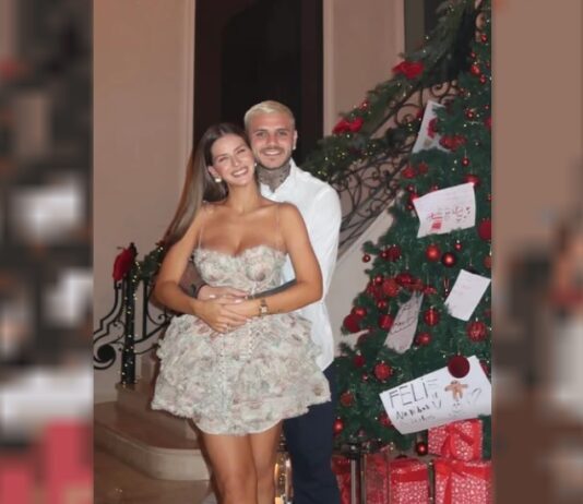 Cuánto sale el vestido que la “China” Suárez usó en Navidad