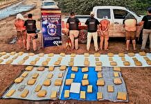 Detienen en Santiago a 5 salteños en tres vehículos con 113 kilos de marihuana valuada en $390.000.000