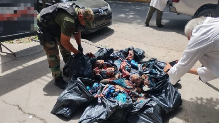 60 kilos de carne en mal estado