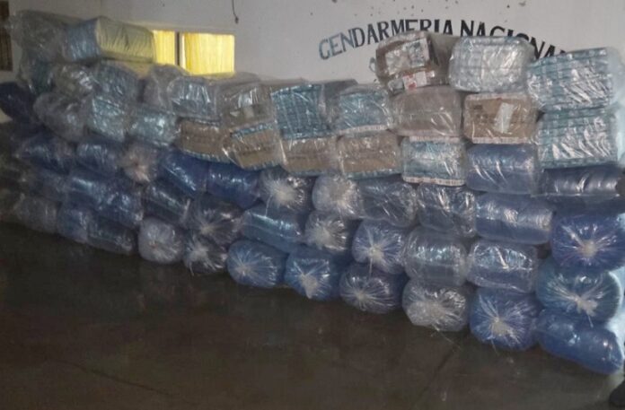 800 kilos de coca