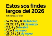 Estos son los fines de semana extendidos de 2026
