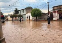 La tormenta provocó numerosos inconvenientes en el Valle de Lerma