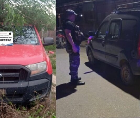 Robaron dos camionetas en el B° Osvaldo Pos en Orán y las abandonaron en B° San Cayetano