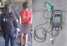 Detenida en 20 de Junio con una hidrolavadora robada