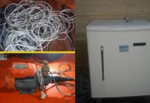 Cayo preso cuando intentaba vender una heladera, bombas de agua y rollos de cable que había robado