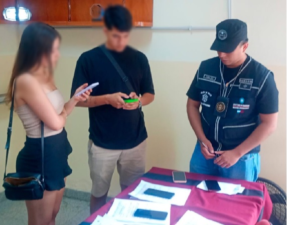 entrega de celulares robados