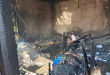 Un incendio destruyó una vivienda en el Barrio Balut en Orán