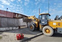 Demolieron el abandonado edificio del local comercial “La Posta” en el Barrio El Tribuno