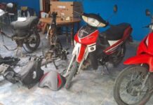 La Policía recuperó 4 motos robadas y algunas de ellas desarmadas para la venta de repuestos