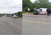 Trágico choque entre un auto y una ambulancia en la ruta 9/34 dejó un muerto y varios heridos