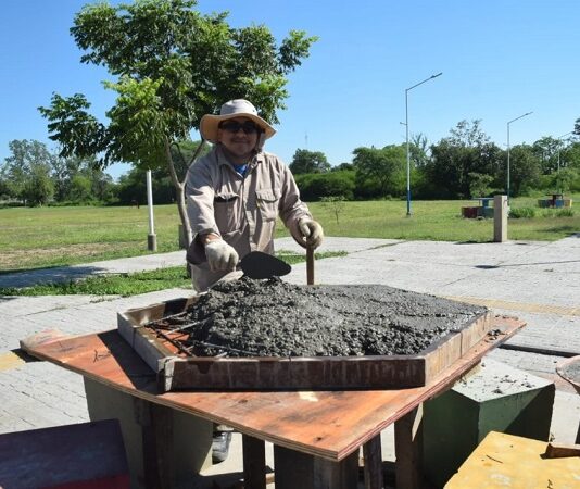 La Municipalidad de Rosario de la Frontera trabaja en varias obras para mejorar el aspecto de la ciudad