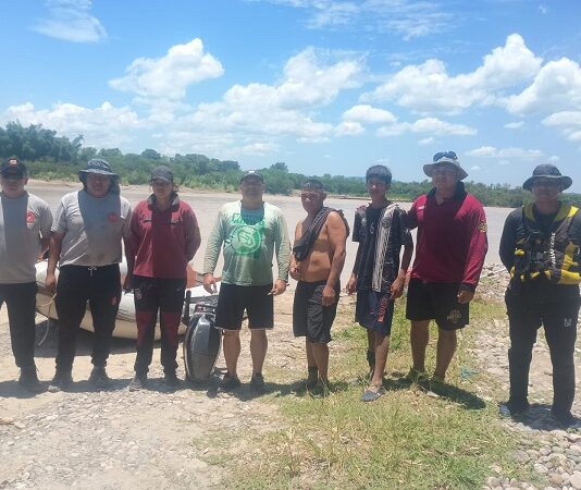 Intentaron cruzar el Río Pescado en Orán y los agarro la crecida: fueron rescatados por la Policía Lacustre