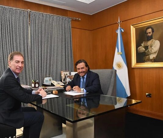 Diego Santilli visitó Salta y consiguió el apoyo de Gustavo Sáenz para la reforma laboral de Milei