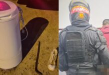 Lo detuvo la Policía en Tartagal cuando llevaba bajo el brazo un secarropa robado