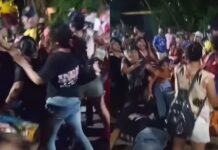 La última noche de alegría en el corso color de Tartagal termino a las piñas y corridas