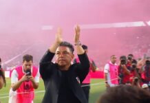 Los jugadores de River Plate despidieron a Marcelo Gallardo con un triunfo en el Monumental