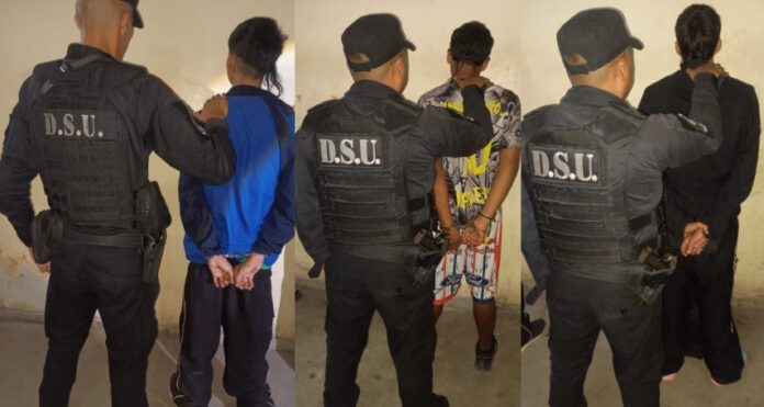 3 delincuentes detenidos