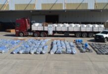 Camión que salió de Salta fue detenido en Tucumán con 3.800 kilos de hojas de coca en una carga de azúcar