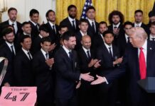 Messi, en la Casa Blanca con Trump: el homenaje al Inter Miami por el título en la MLS
