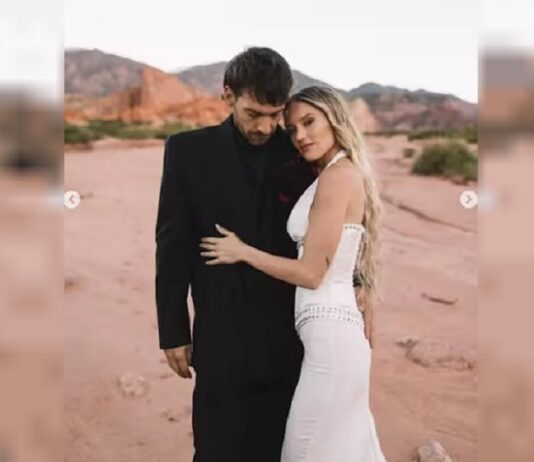 Nicole Pocoví y Federico Maran son los que se casaron en Quebrada de las Conchas