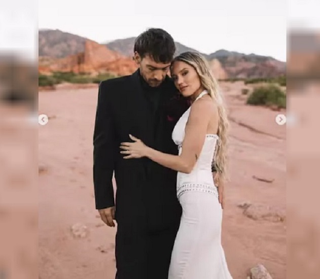 Nicole Pocoví y Federico Maran en la quebrada de las conchas