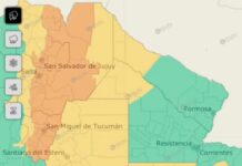 Alerta naranja por tormentas en la ciudad de Salta