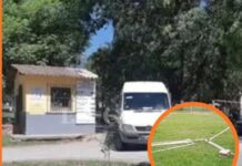 Un arco de futbol cayó sobre una niña en el camping de Quijano