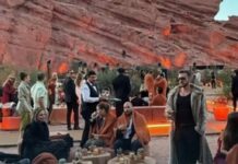 El casamiento y la fiesta en la Quebrada de las Conchas en Cafayate no tenía autorización