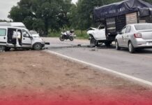 Múltiple choque en la ruta 50 en Orán
