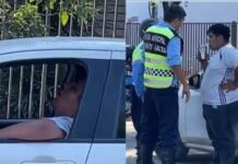 Salteño quedó dormido en plena colectora frente a Coca Cola: dijo haber trabajado mucho por la noche