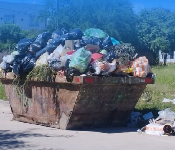 contenedor de basura en oran